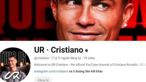 Ronaldo 'thất thủ' trên YouTube: Từ kỷ lục đến tụt hạng, nội dung nhạt nhòa, lượt xem, đăng ký giảm mạnh