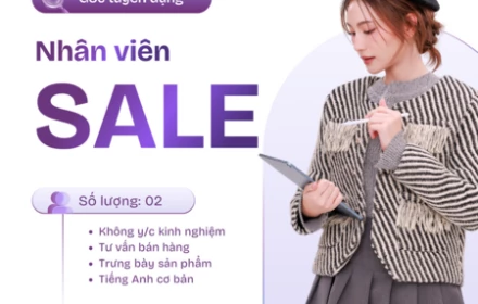 [NU OU NUE] TUYỂN NHÂN VIÊN BÁN HÀNG THỜI TRANG NỮ – QUẬN 1 - 265BIS NGUYỄN TRÃI