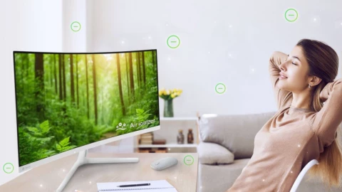 Sản phẩm độc dị từ Asus: màn hình văn phòng tích hợp luôn máy lọc không khí