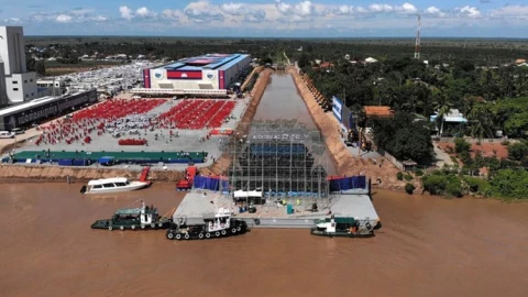 Bất ngờ với con số vay Trung Quốc của Campuchia năm 2024 (kênh đào Phù Nam được bao nhiêu?)