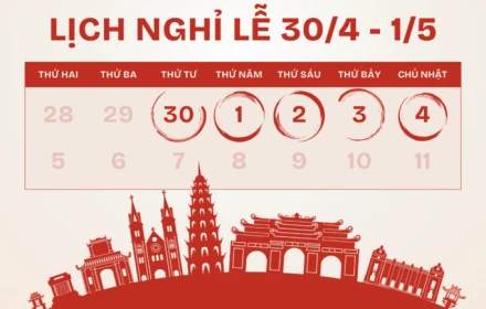 Thay đổi Lịch nghỉ Giỗ tổ Hùng Vương và 30/4 - 1/5: Chính thức người lao động được nghỉ 9 ngày liên tiếp?