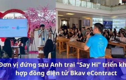Đơn vị sản xuất "Anh Trai Say Hi" dùng hợp đồng điện tử tích hợp VNeID