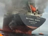 Tàu hàng Thái Lan bốc cháy ở eo biển Hormuz, thủy thủ sơ tán