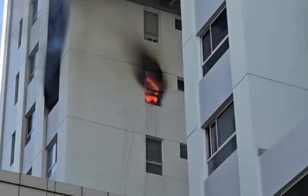 Nóng! Cháy căn hộ chung cư 25 tầng ở TP HCM👇