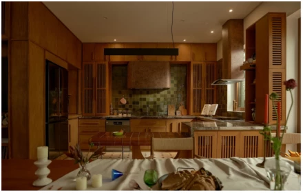 Độc đáo với thiết kế 119 m² nhưng phân tầng sinh hoạt theo “nhịp ngày đêm”, ngôi nhà đưa giờ giấc sinh hoạt về đúng chỗ