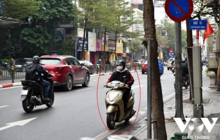 Mức phạt có thể lên tới 40 triệu đồng với xe đi ngược chiều