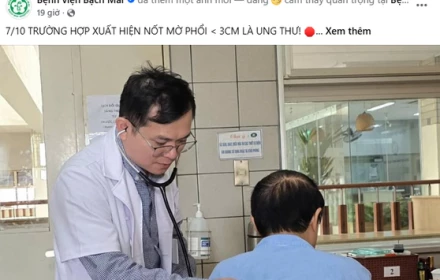 Bác sĩ Bệnh viên Bạch Mai công bố con số giật mình về nốt mờ phổi, nên hiểu sao cho đúng