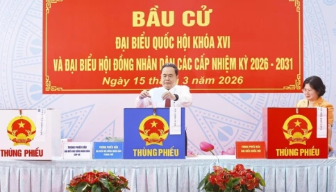 Chiều nay công bố danh sách trúng cử đại biểu Quốc hội khóa XVI