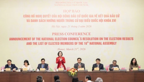 Chi tiết tỉ lệ phiếu bầu của 500 đại biểu Quốc hội khóa XVI