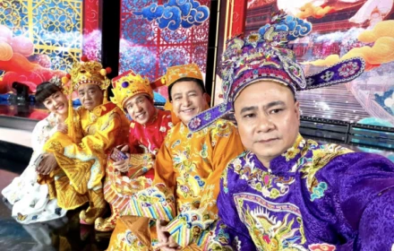 Nghệ sĩ tập luyện Táo Quân