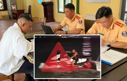 Phóng mô tô nước trên bãi tắm Nha Trang quay clip, một hot TikToker bị xử phạt