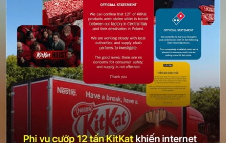 Dậy sóng cộng đồng mạng! Vụ cướp 12 tấn socola KitKat và trào lưu "báo mất hàng" đang chiếm sóng mạng xã hội
