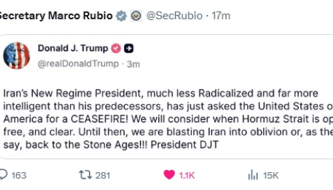 Tổng thống Trump vừa đe dọa đưa Iran trở về đồ đá!