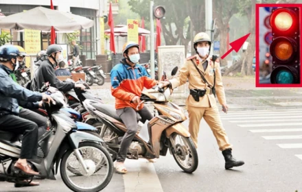 Cả nhà lưu ý này: Dừng đèn đỏ kiểu này có thể bị phạt tới 22 triệu đồng