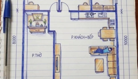 Thiết kế mặt bằng nhà này có gì bất hợp lý?