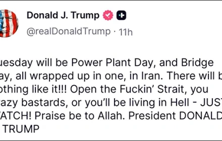Phe phản đối chỉ trích Trump "mất trí và rối loạn tâm thần" sau khi ông sử dụng ngôn từ cực đoan và tục tĩu để xúc phạm Iran