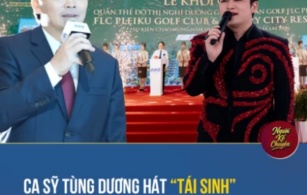 Xôn xao chuyện ca sĩ Tùng Dương với lca khúc Tái Sinh để dành tặng cho ông Trịnh Văn Quyết