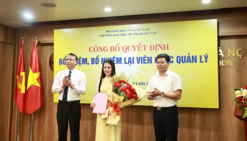 Trường Đại học Sư phạm Hà Nội tổ chức lễ công bố quyết định bổ nhiệm và bổ nhiệm lại viên chức quản lý
