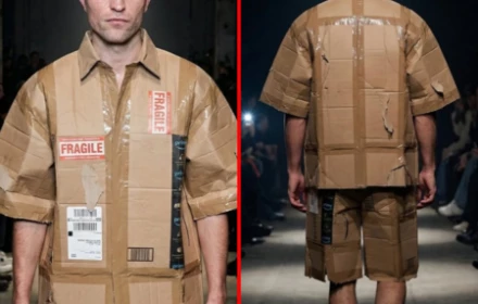 Internet hết hồn với bộ trang phục 261 triệu đồng của Balenciaga