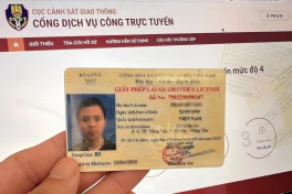 Đã có thể đổi bằng lái B1, B2 sang C1 trên Cổng dịch vụ công