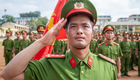 Dự kiến bảng lương sĩ quan, hạ sĩ quan công an tăng như thế nào từ ngày 1/7?