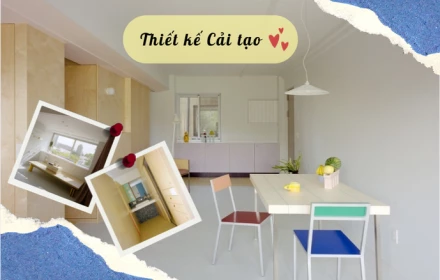 Cải tạo căn nhà xã hội 40 năm với 72 m²: Thiết kế một không gian dưỡng lão cho bố mẹ
