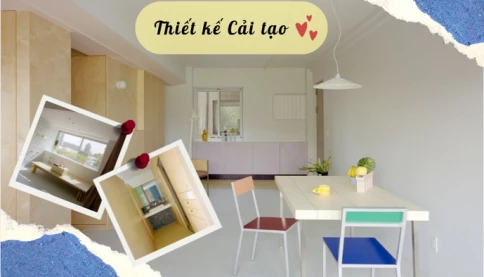 Cải tạo căn nhà xã hội 40 năm với 72 m²: Thiết kế một không gian dưỡng lão cho bố mẹ
