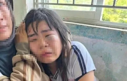 Nóng! Nhóm nam sinh đánh hội đồng một nữ sinh ở Quảng Ngãi dã man