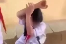 Nóng! Công an điều tra người phát tán clip nữ sinh bị 2 bạn đánh, ép cởi áo trong lớp học