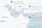 Ảnh giải thích Mỹ phong tỏa eo biển Hormuz như thế nào?