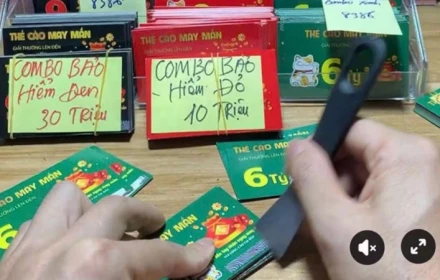 Nhẹ dạ cả tin, mất hơn 1 tỷ do tin trúng thưởng cào vé số trực tuyến