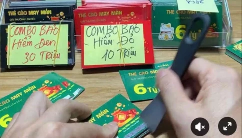 Nhẹ dạ cả tin, mất hơn 1 tỷ do tin trúng thưởng cào vé số trực tuyến