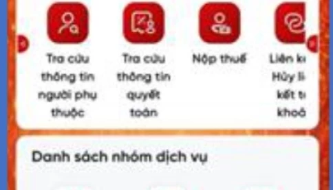 Cách đăng ký mới, thay đổi thông tin người phụ thuộc trên Etax Mobile