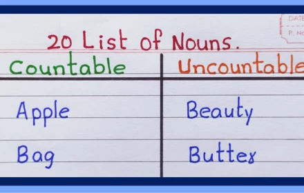 Mẹo phân biệt danh từ đếm được và danh từ không đếm được