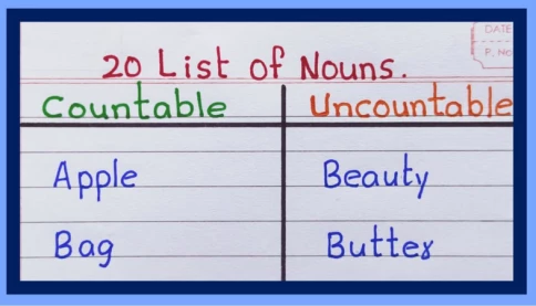 Mẹo phân biệt danh từ đếm được và danh từ không đếm được