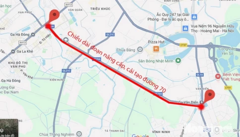 Đường 70 bao giờ nâng cấp? bao giờ xong?