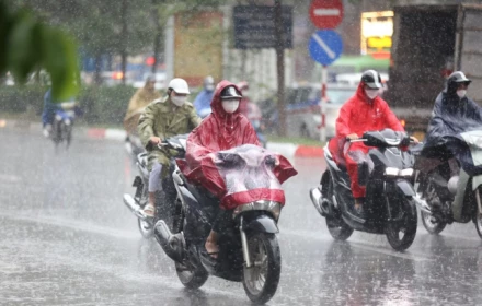 Không khí lạnh tràn về, miền Bắc sắp hứng mưa dông diện rộng, có nơi trên 100mm