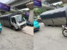 NGAY LÚC NÀY ❗️Một chiếc xe tải bị sụt bánh trên đường Nguyễn Trãi, Hà Nội