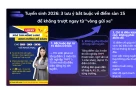 Tuyển sinh 2026: 3 lưu ý bắt buộc về điểm sàn 15 để không trượt ngay "từ vòng gửi xe"