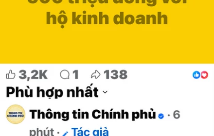 Chốt! 🇻🇳 Quốc hội chốt bỏ ngưỡng chịu thuế 500 triệu đồng với hộ kinh doanh