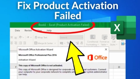 Lỗi Product activation failed và cách khắc phục nhanh nhất trong Microsoft Word