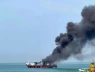 Hiện trường vụ nổ tàu chở dầu khiến 2 người bị bỏng nặng, 1 người mất tích, tiềm ẩn nguy cơ tràn dầu