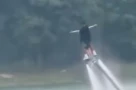 Nhân chứng kể phút lao xuống cứu vận động viên flyboard gặp nạn ở Ninh Bình