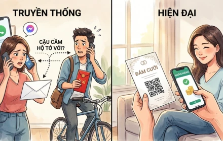 In mã QR lên thiệp cưới: Tiện lợi hay bị hiểu nhầm là “thực dụng”?