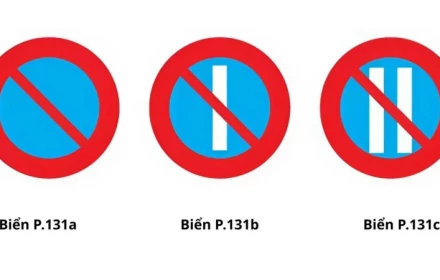 Phân biệt một và hai gạch trắng trên biển cấm đỗ xe