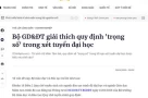 Trọng số 1/3” là gì mà khiến nhiều phụ huynh và học sinh lo lắng?