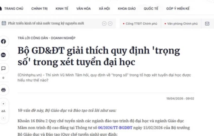 Trọng số 1/3” là gì mà khiến nhiều phụ huynh và học sinh lo lắng?