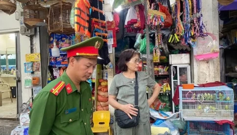 Hà Nội: Công an phường Hai Bà Trưng kiểm tra 3 hộ kinh doanh, thu giữ rất nhiều chim không rõ nguồn gốc