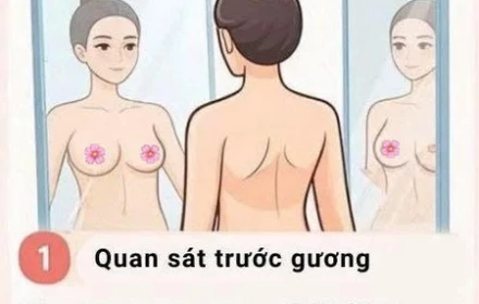 Cách tự kiểm tra vú chị em nào cũng nên biết, đừng để khối u to mới đi khám bác sĩ