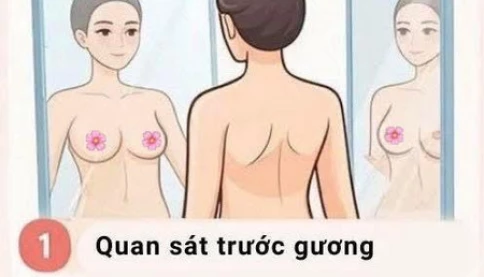 Cách tự kiểm tra vú chị em nào cũng nên biết, đừng để khối u to mới đi khám bác sĩ